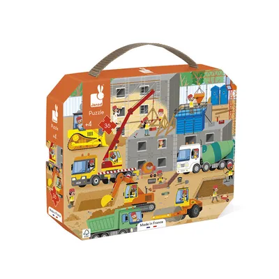 Boîte du jeu Janod, Chantier (36 pièces)